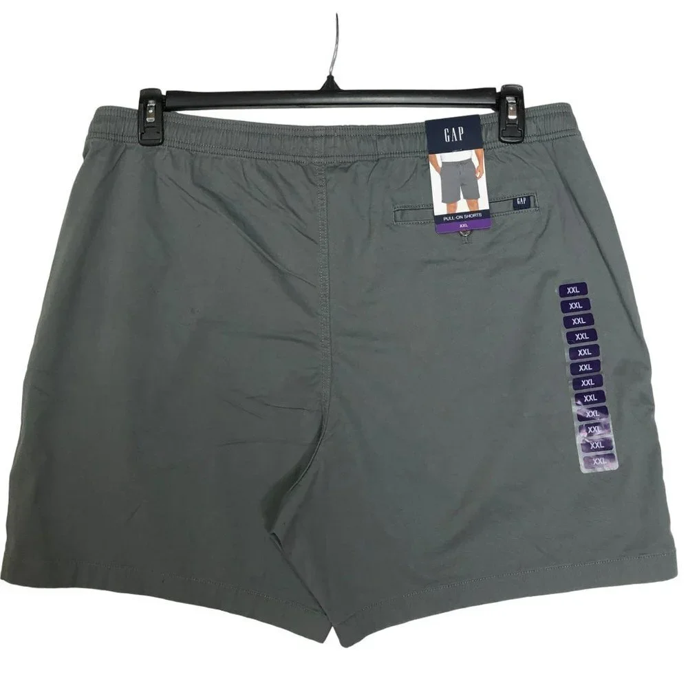 GAP MENS FLAT FRONT PULL ON SHORTS size XXL NEW WITH‎ TAG